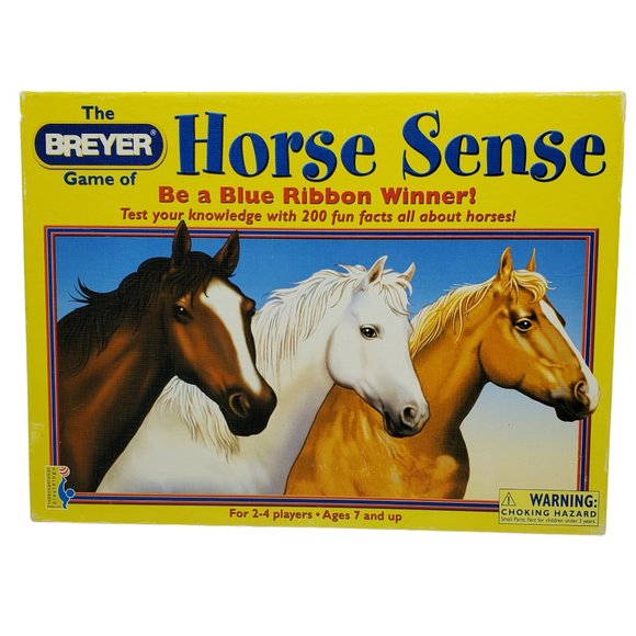 Breyer Games Breyer Horse Sense Family Trivia Board Game P203 Fun